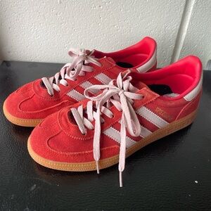 Adidas Red and Pink Sneakers